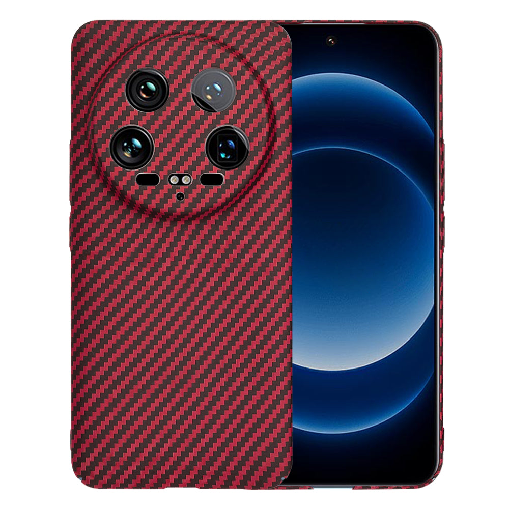 Deksel til Xiaomi 14 Ultra, Techsuit, Carbonite FiberShell, Rød