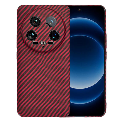 Deksel til Xiaomi 14 Ultra, Techsuit, Carbonite FiberShell, Rød
