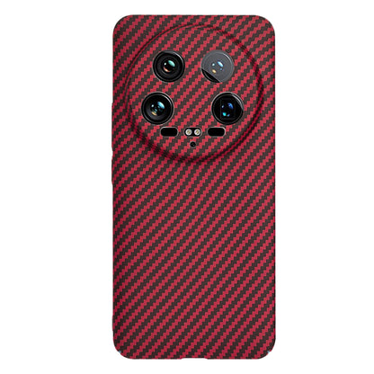 Deksel til Xiaomi 14 Ultra, Techsuit, Carbonite FiberShell, Rød