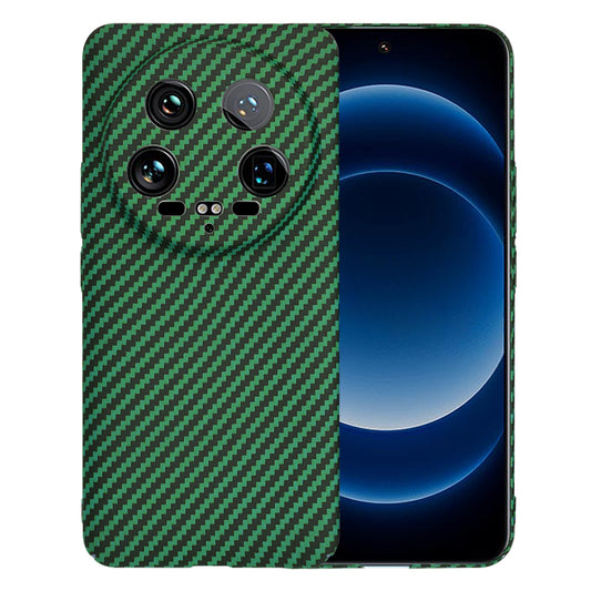 Deksel til Xiaomi 14 Ultra, Techsuit, Carbonite FiberShell, Grønn