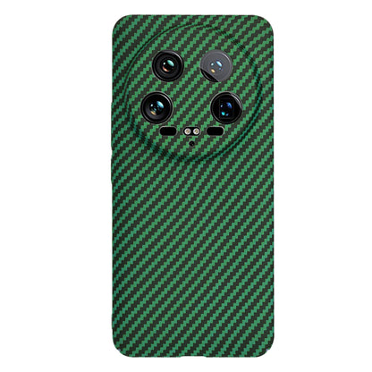 Deksel til Xiaomi 14 Ultra, Techsuit, Carbonite FiberShell, Grønn