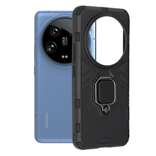 Deksel for Xiaomi 14 Ultra, Techsuit, Shield, Svart