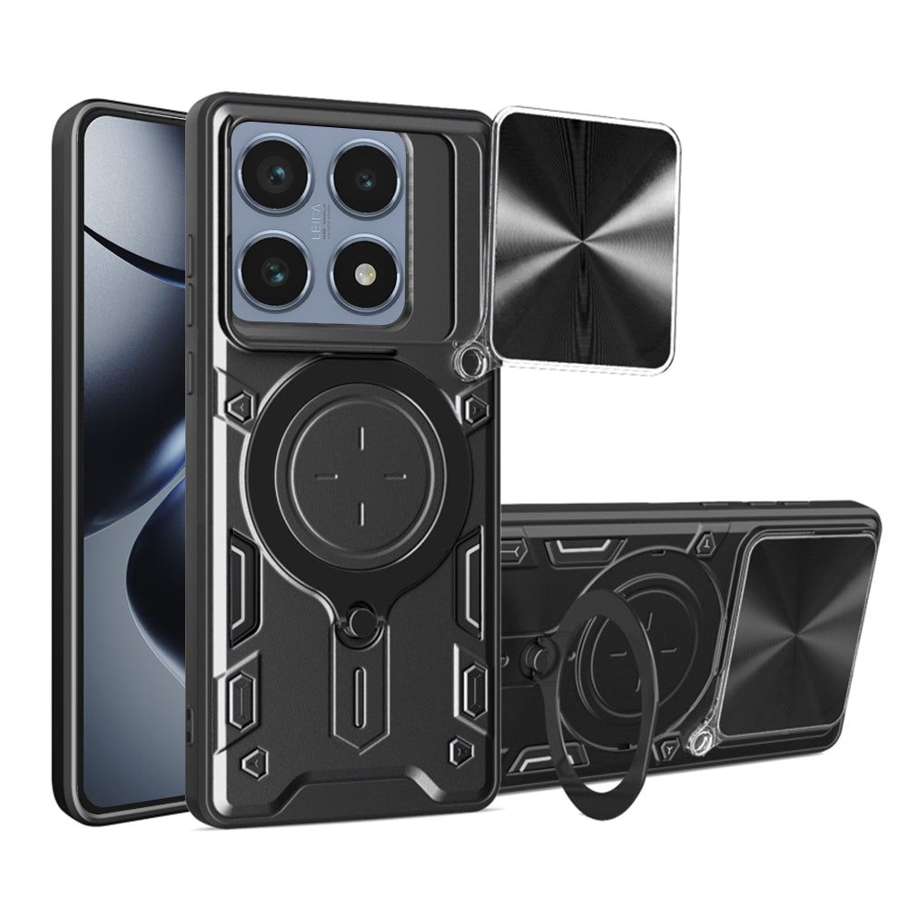 Deksel til Xiaomi 14T Pro, Techsuit, CamGuard Pro, Svart