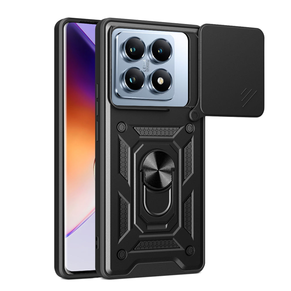 Deksel for Xiaomi 14T Pro, Techsuit, CamShield, Svart