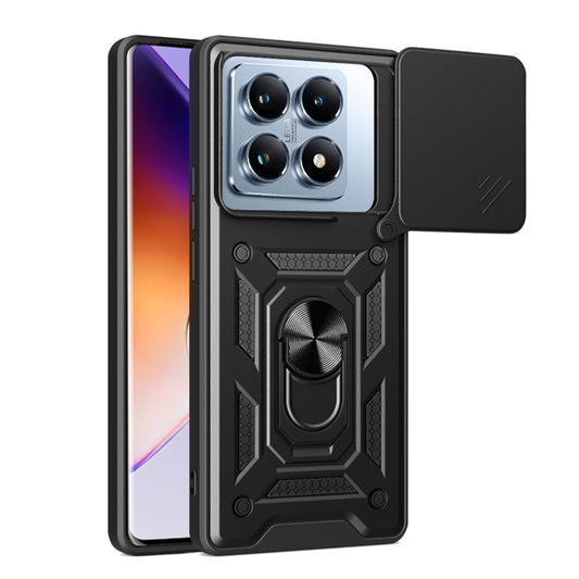 Deksel for Xiaomi 14T Pro, Techsuit, CamShield, Svart