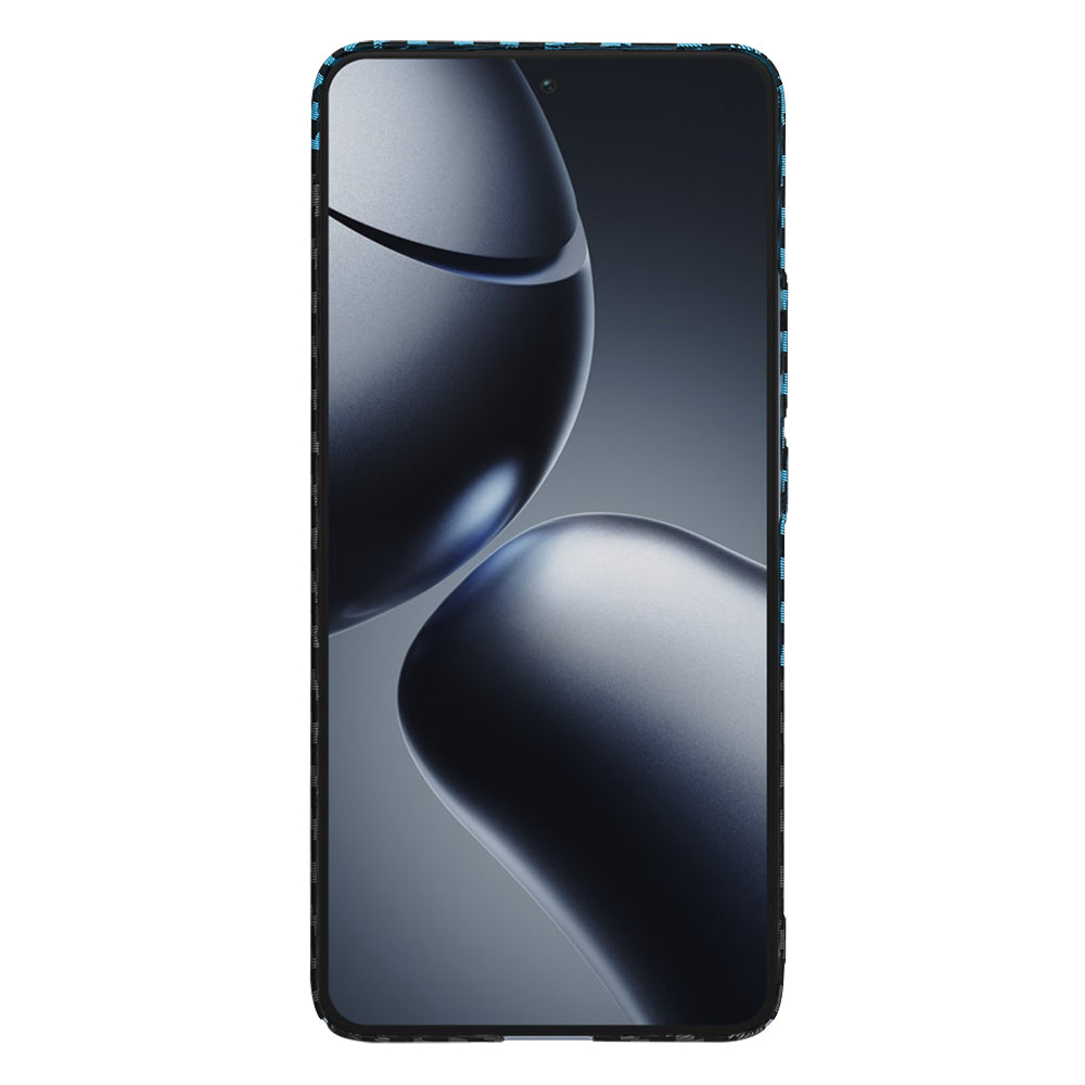 Deksel for Xiaomi 14T Pro, Techsuit, Carbonite FiberShell, Svart Bleu