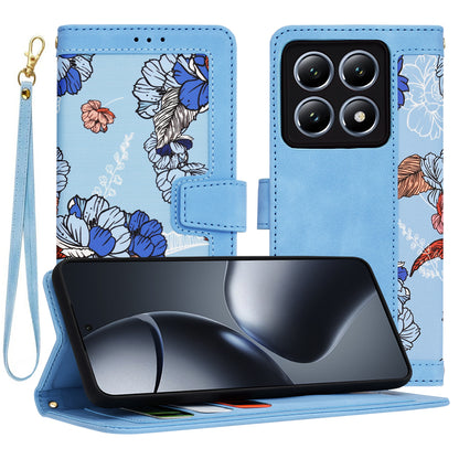 Deksel for Xiaomi 14T Pro, Techsuit, FlipCraft, Blå