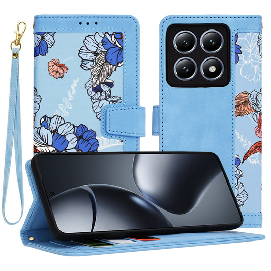 Deksel for Xiaomi 14T Pro, Techsuit, FlipCraft, Blå