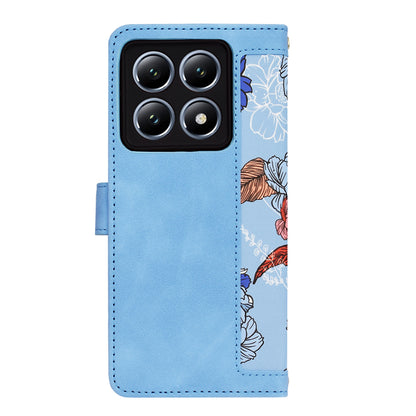 Deksel for Xiaomi 14T Pro, Techsuit, FlipCraft, Blå