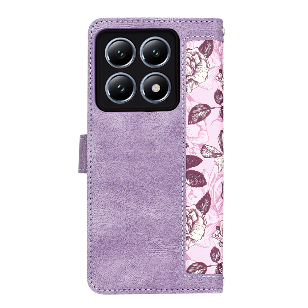Deksel for Xiaomi 14T Pro, Techsuit, FlipCraft, Lilla