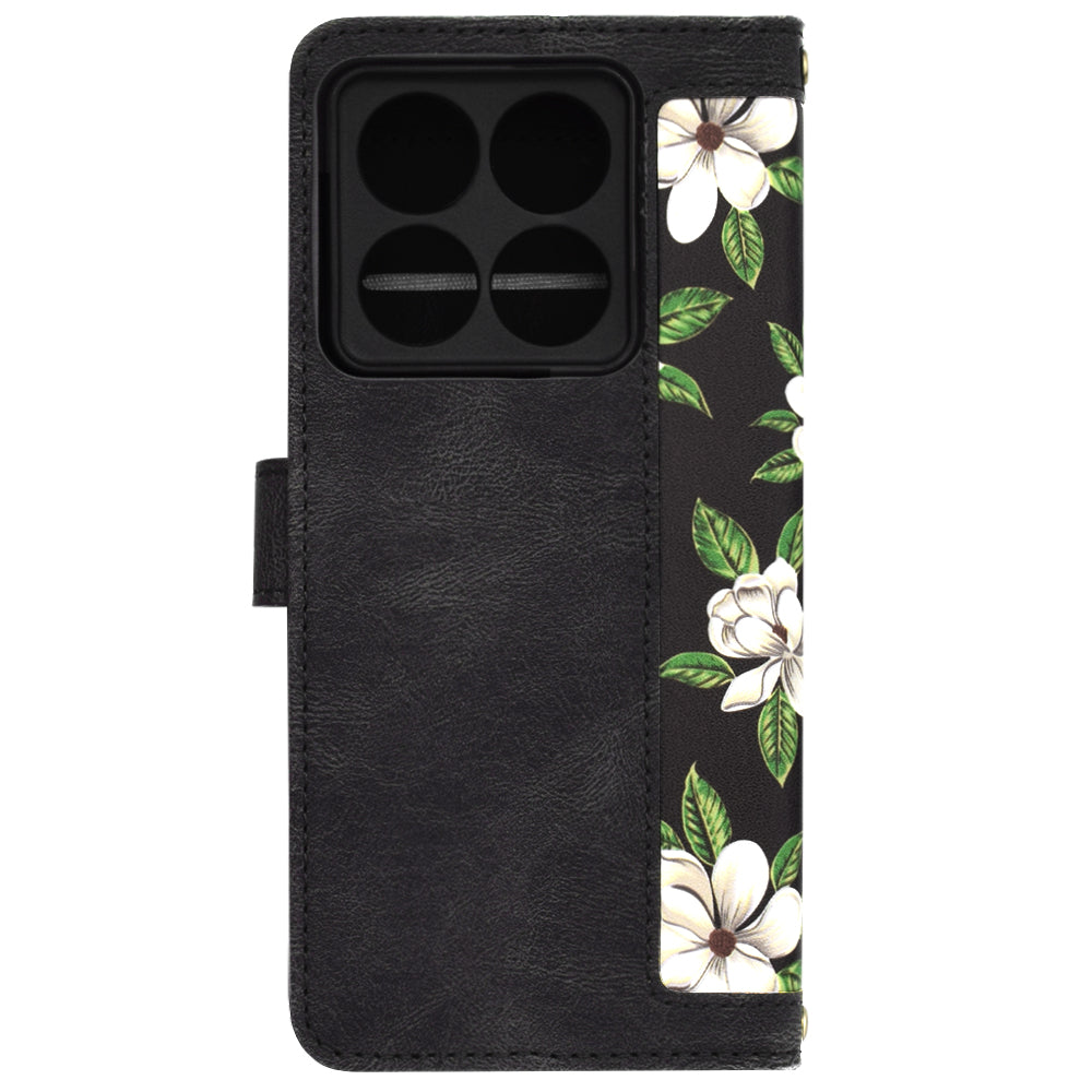 Deksel for Xiaomi 14T Pro, Techsuit, FlipCraft, Svart