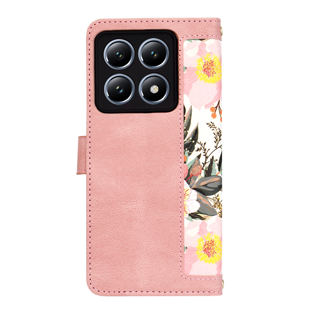 Deksel til Xiaomi 14T Pro, Techsuit, FlipCraft, Rosa