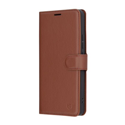 Deksel for Xiaomi 14T Pro, Techsuit, Leather Folio, Brun
