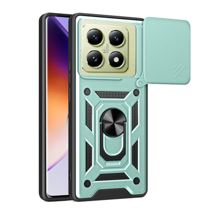 Deksel til Xiaomi 14T, Techsuit, CamShield, Grønn