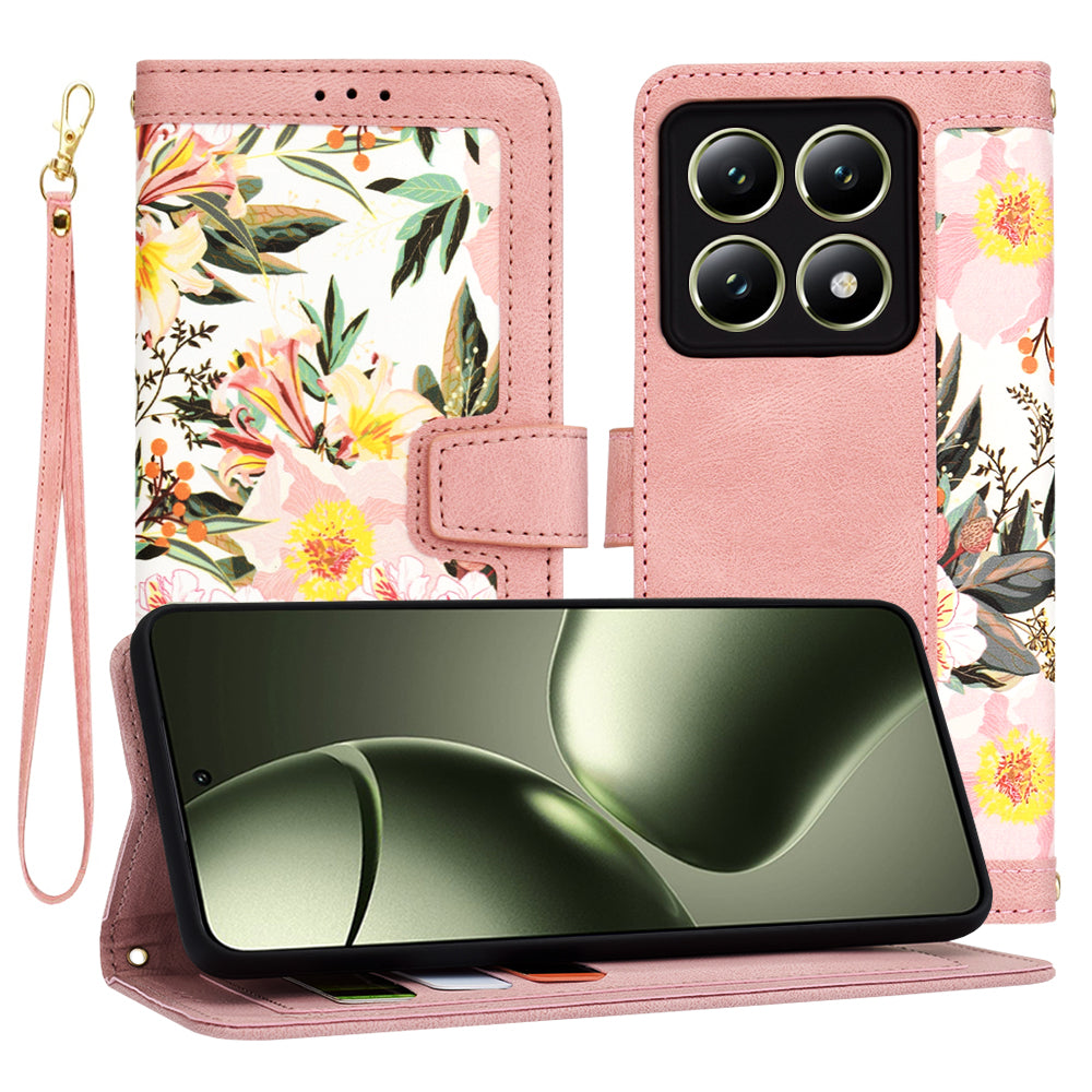 Deksel til Xiaomi 14T, Techsuit, FlipCraft, Rosa