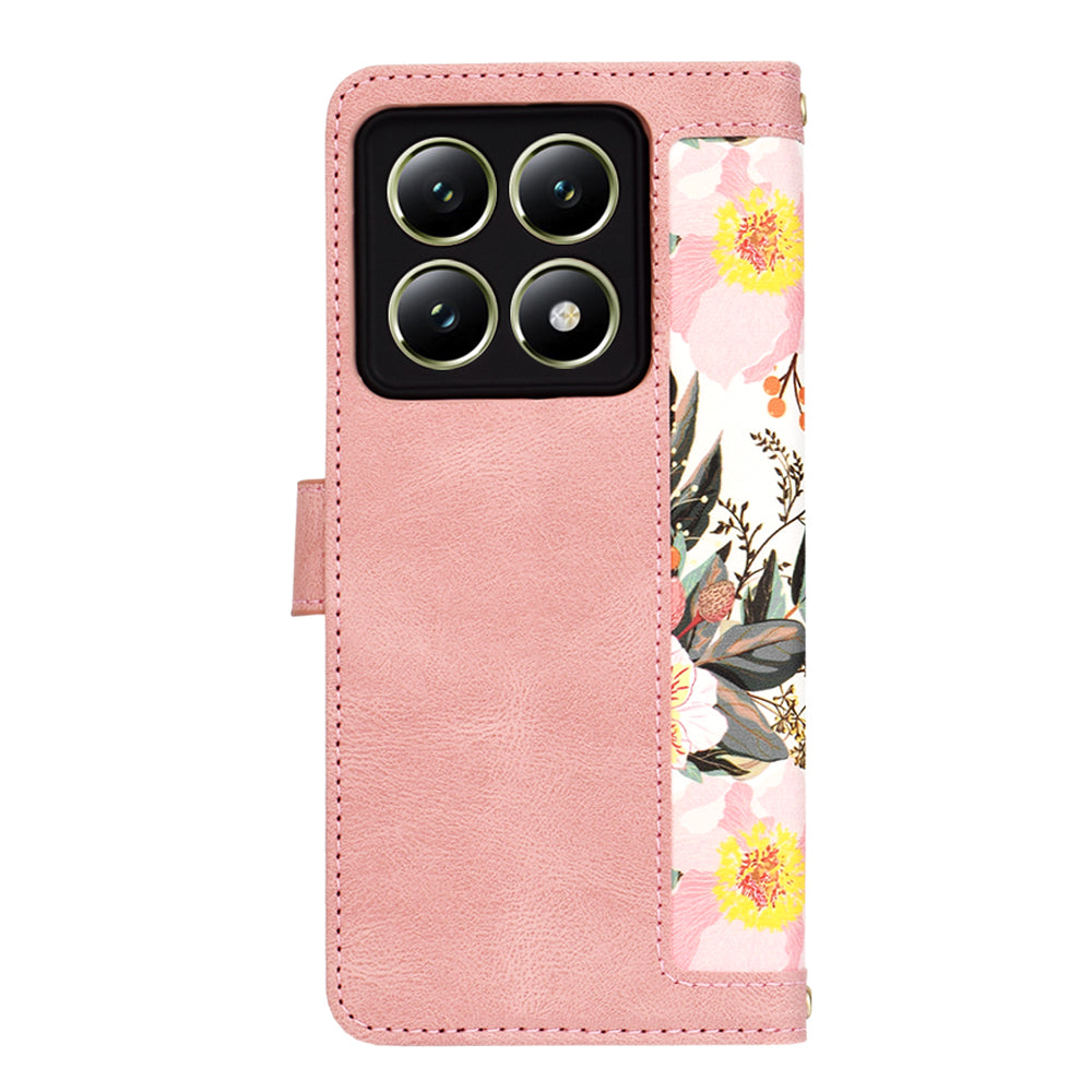 Deksel til Xiaomi 14T, Techsuit, FlipCraft, Rosa
