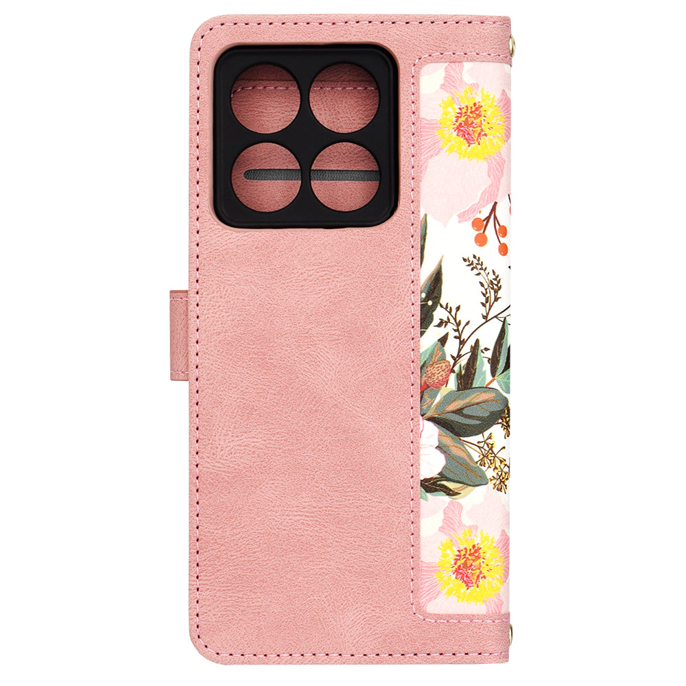 Deksel til Xiaomi 14T, Techsuit, FlipCraft, Rosa