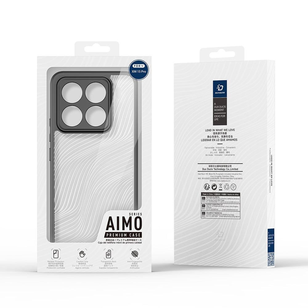 Deksel til Xiaomi 15 Pro, DUX DUCIS, Aimo, Svart