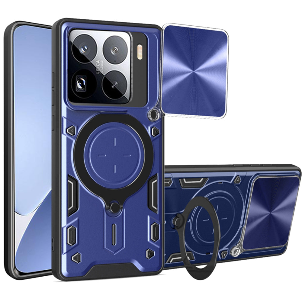 Deksel til Xiaomi 15 Pro, Techsuit, CamGuard Pro, Blå