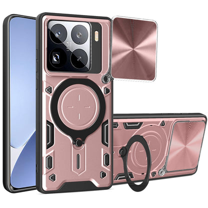 Deksel til Xiaomi 15 Pro, Techsuit, CamGuard Pro, Rosa Gull