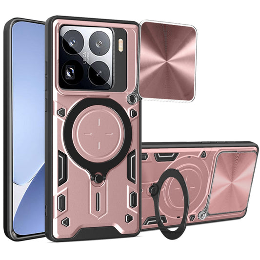 Deksel til Xiaomi 15 Pro, Techsuit, CamGuard Pro, Rosa Gull