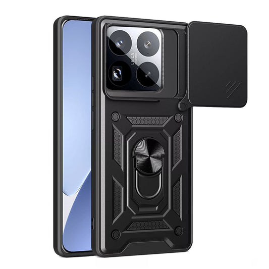 Deksel for Xiaomi 15 Pro, Techsuit, CamShield, Svart