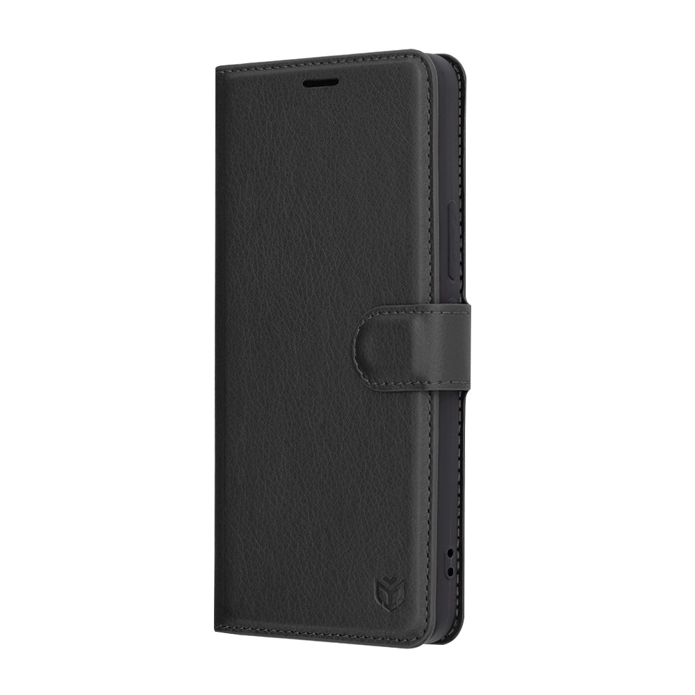 Deksel for Xiaomi 15 Pro, Techsuit, Leather Folio, Svart