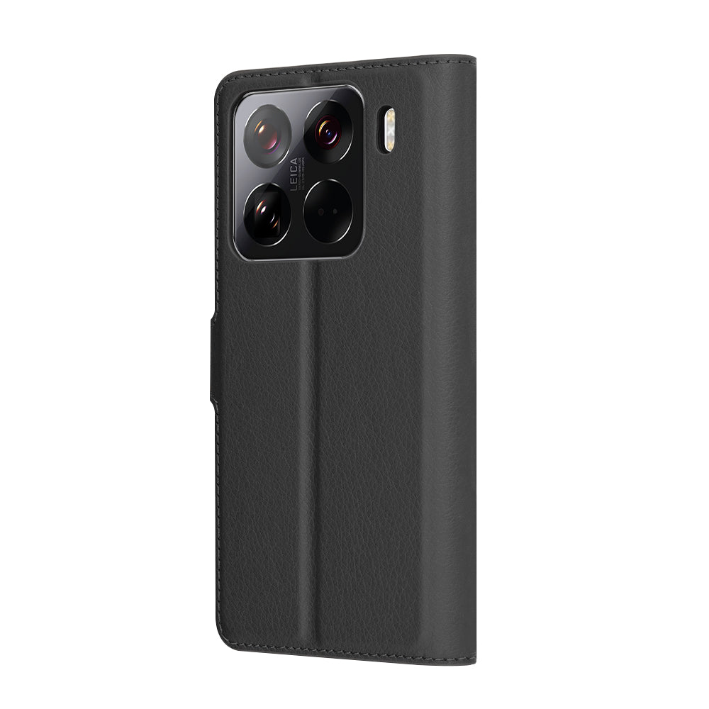 Deksel for Xiaomi 15 Pro, Techsuit, Leather Folio, Svart