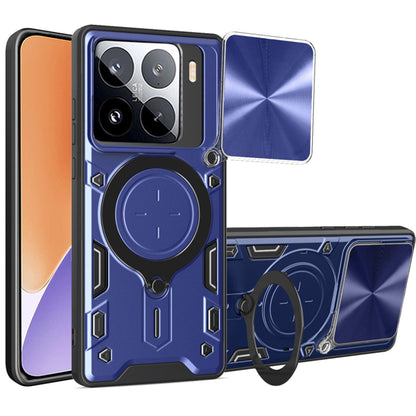 Deksel til Xiaomi 15, Techsuit, CamGuard Pro, Blå