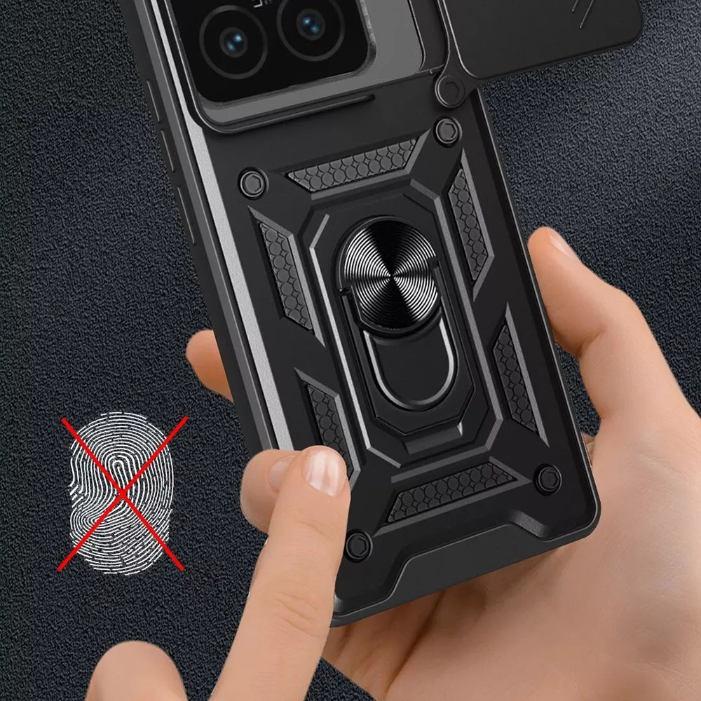 Deksel for Xiaomi 15, Techsuit, CamShield, Svart