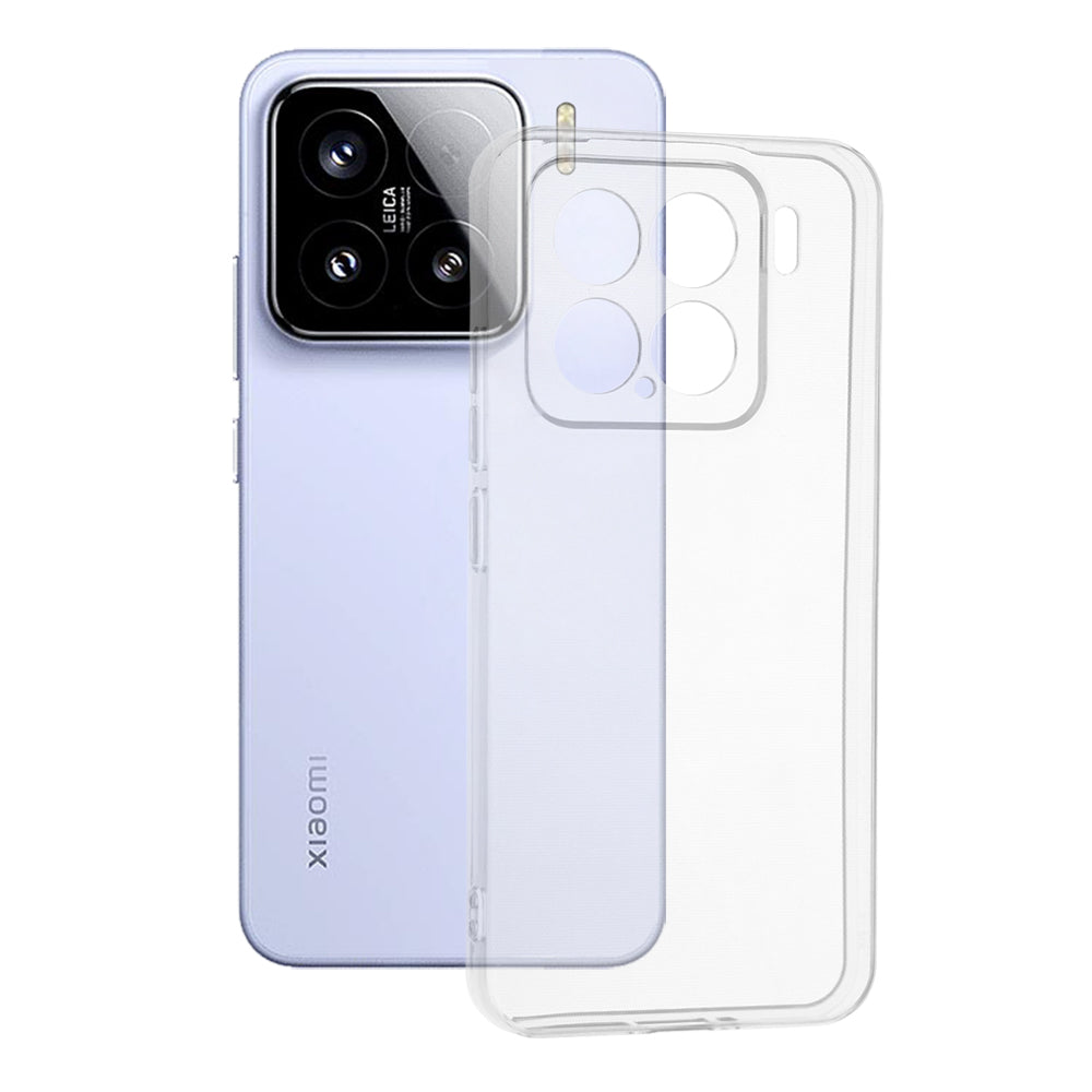 Deksel for Xiaomi 15, Techsuit, Klar, Transparent