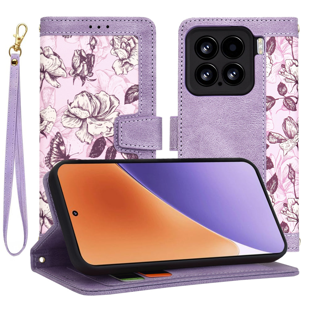 Deksel til Xiaomi 15, Techsuit, FlipCraft, Lilla