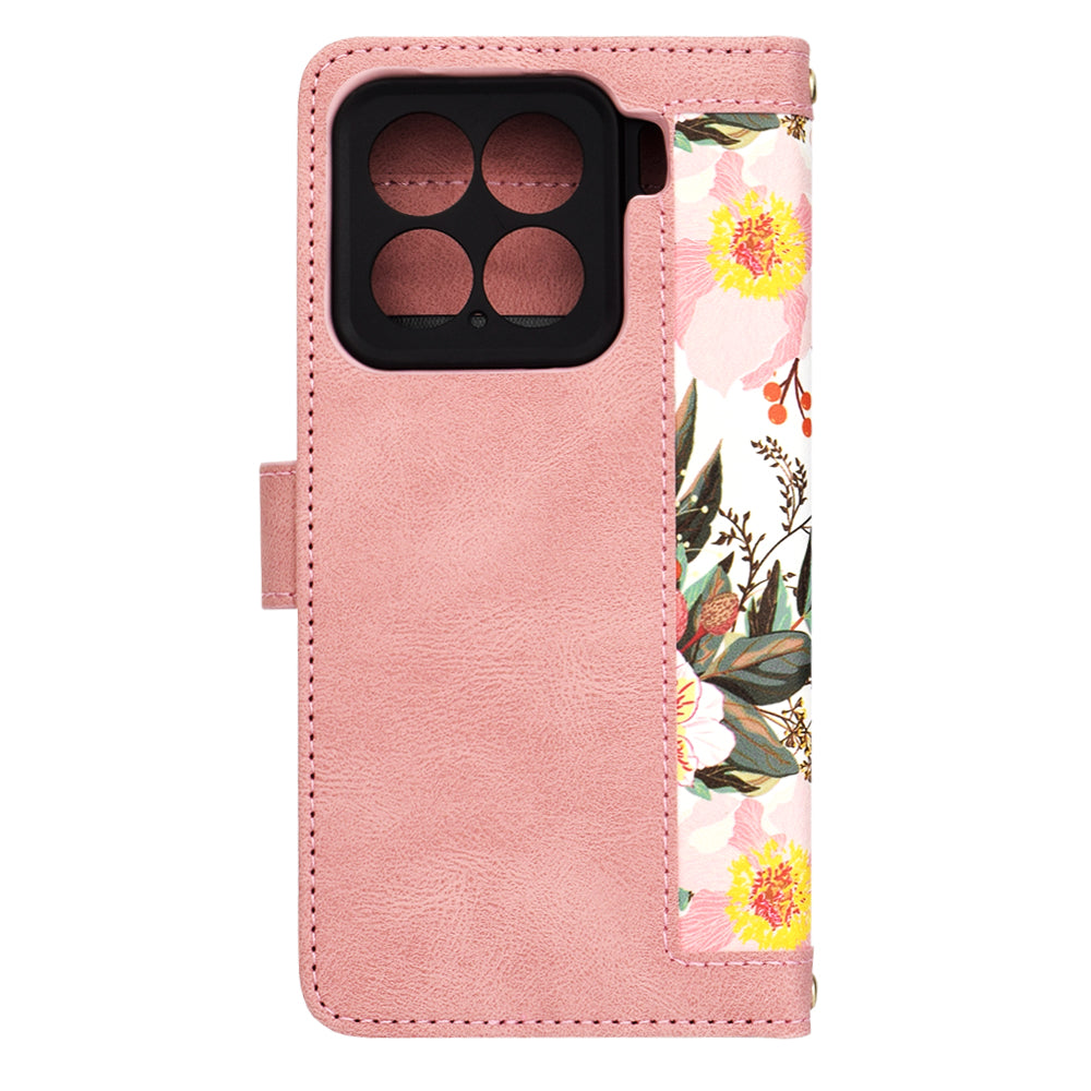 Deksel til Xiaomi 15, Techsuit, FlipCraft, Rosa