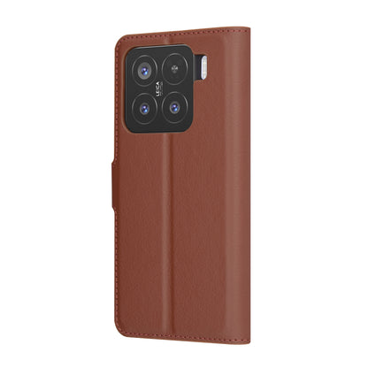 Deksel for Xiaomi 15, Techsuit, Leather Folio, Brun