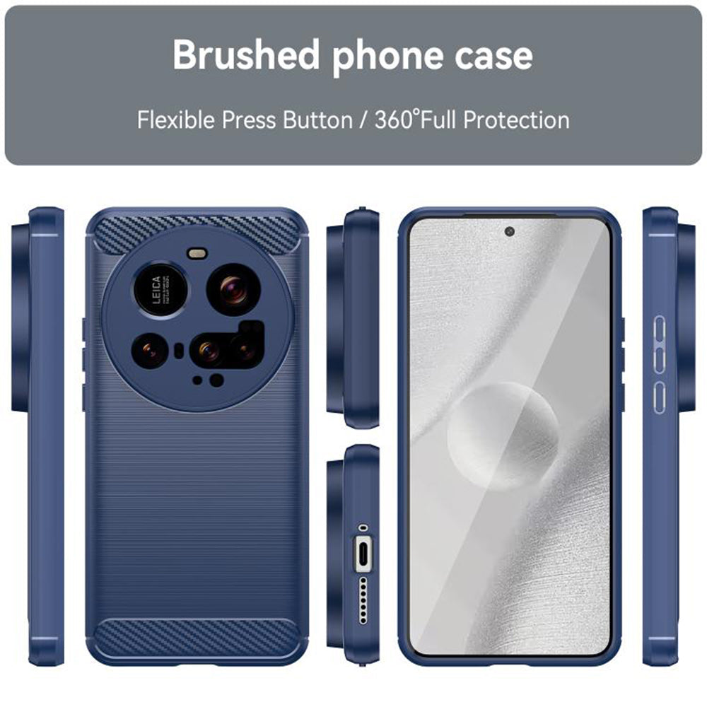 Deksel til Xiaomi 15 Ultra, Techsuit, Karbon, Blå