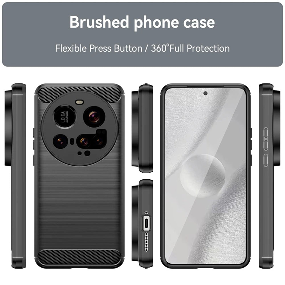 Deksel til Xiaomi 15 Ultra, Techsuit, Karbon, Svart