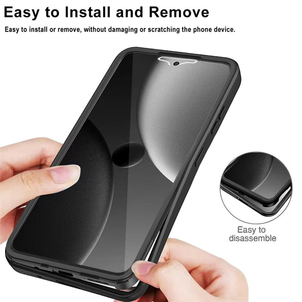 Deksel for Xiaomi 15 Ultra, Techsuit, ColorVerse 360, Svart