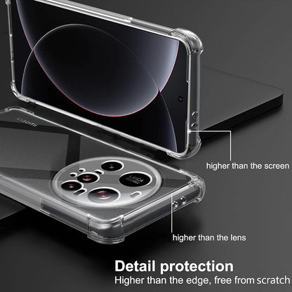 Deksel for Xiaomi 15 Ultra, Techsuit, Støtsikker Klar, Transparent