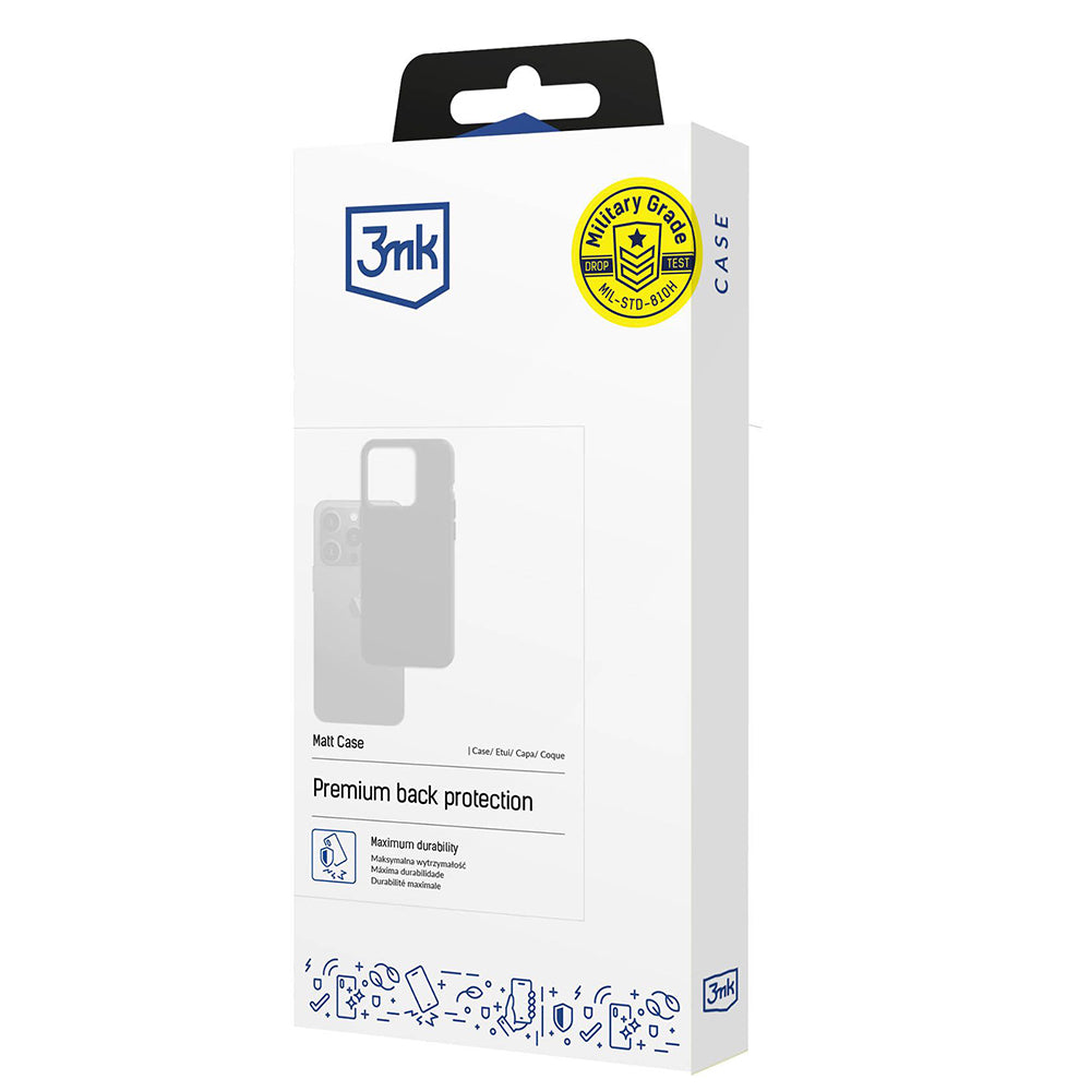 Deksel for Xiaomi 15T, 3MK, Matt Svart