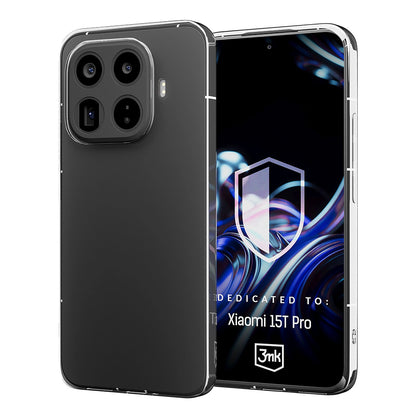 Deksel for Xiaomi 15T Pro, 3MK, Klar, Gjennomsiktig