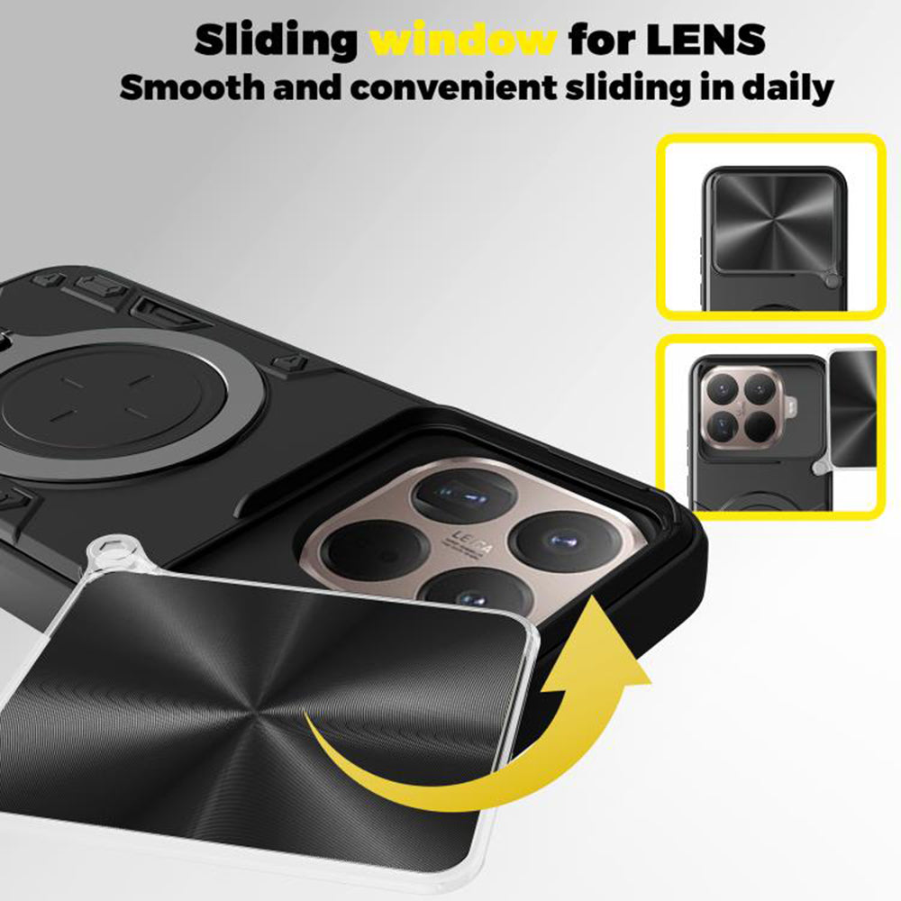 Deksel for Xiaomi 15T Pro, Techsuit, CamGuard Pro, Blå