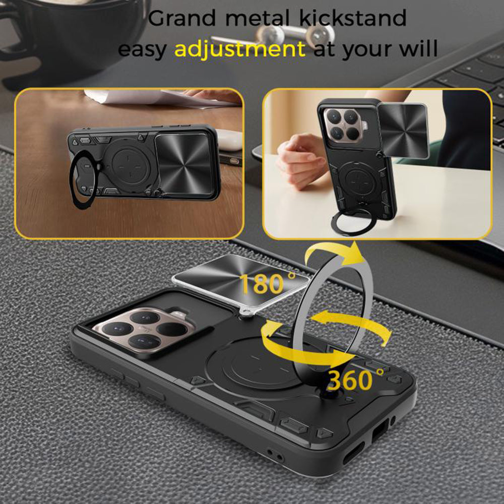 Deksel for Xiaomi 15T Pro, Techsuit, CamGuard Pro, Rød