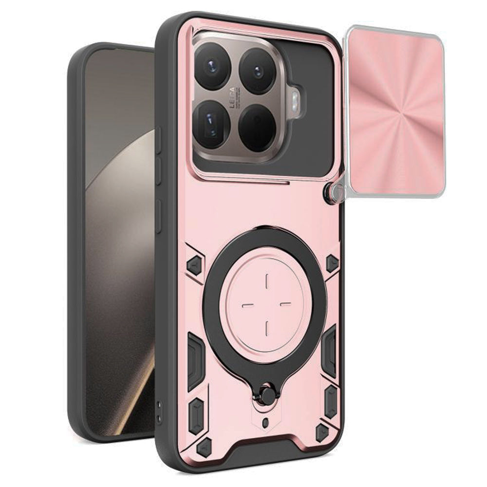 Deksel for Xiaomi 15T Pro, Techsuit, CamGuard Pro, Rosa