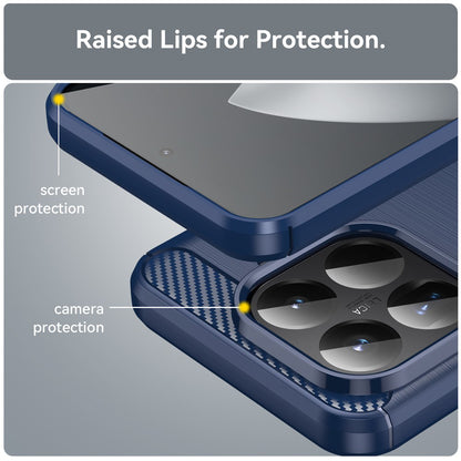 Deksel for Xiaomi 15T Pro, Techsuit, Karbon, Blå