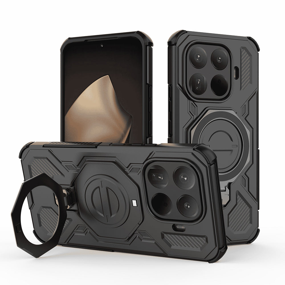 Deksel for Xiaomi 15T Pro, Techsuit, Carbon Shield Pro, Svart