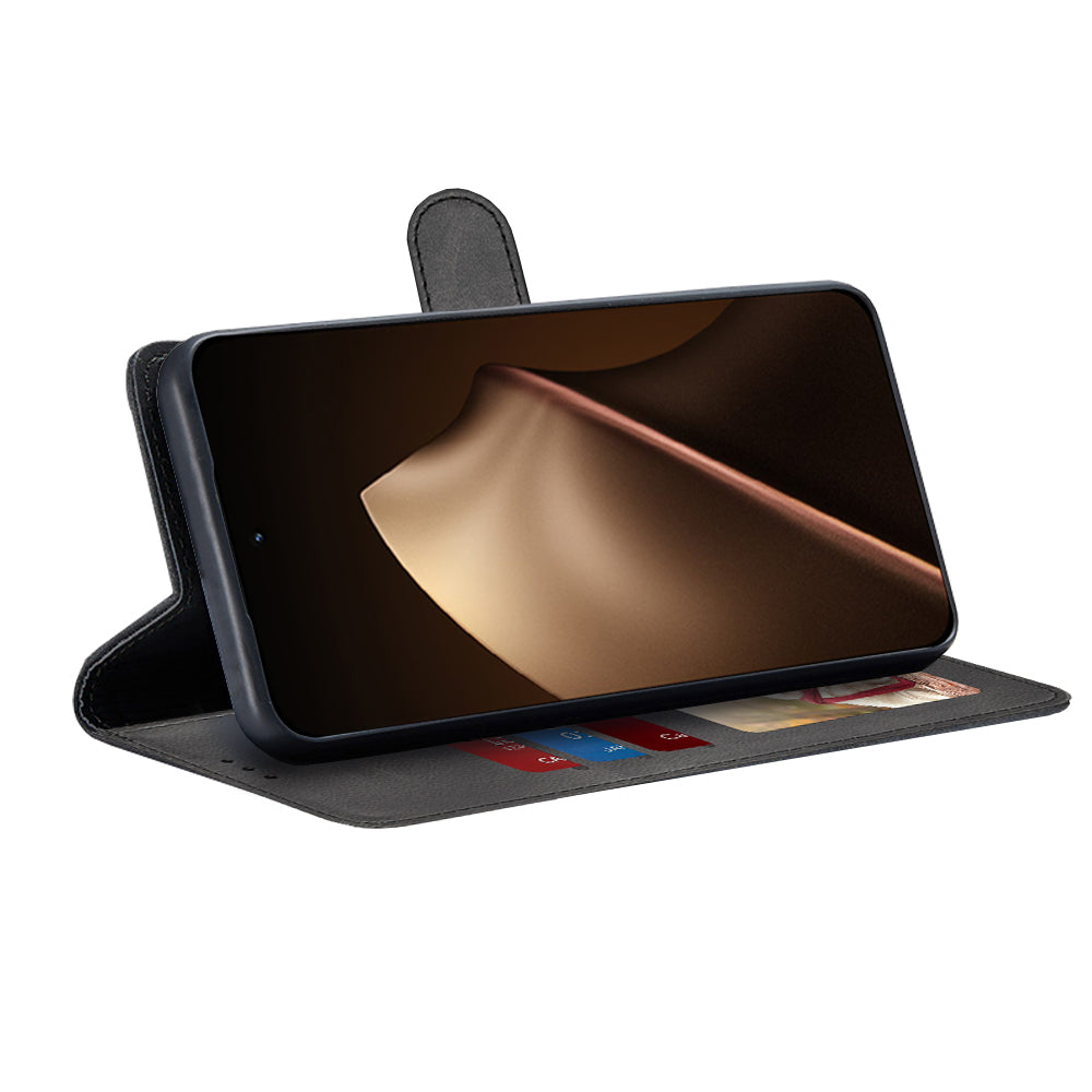 Deksel for Xiaomi 15T Pro, Techsuit, Diary Book, Svart