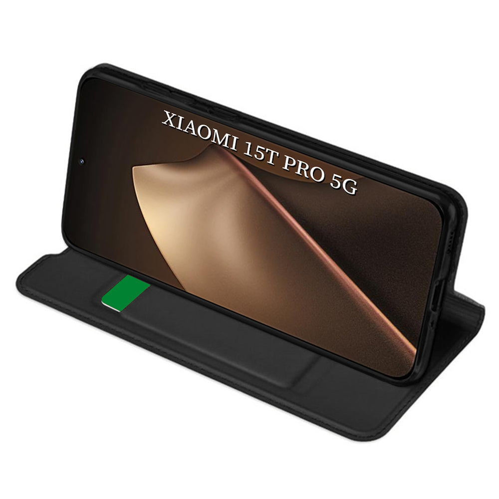 Deksel for Xiaomi 15T Pro, Techsuit, Magskin Book, Svart