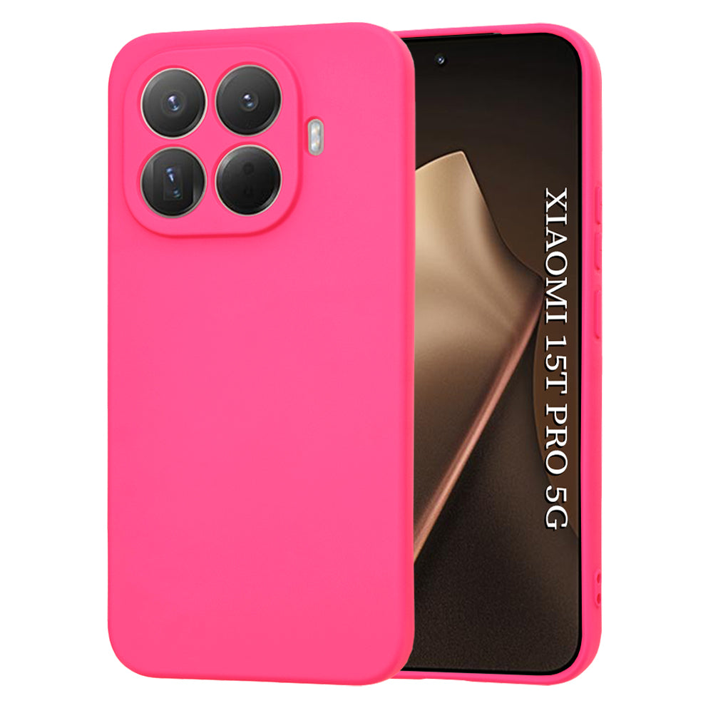 Deksel for Xiaomi 15T Pro, Techsuit, SoftFlex, Mørk Rosa