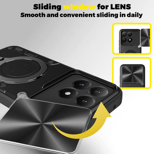 Deksel for Xiaomi 15T, Techsuit, CamGuard Pro, Rød