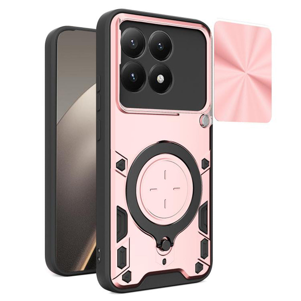 Deksel for Xiaomi 15T, Techsuit, CamGuard Pro, Rosa